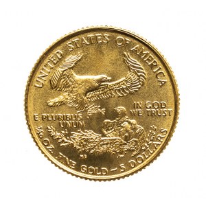 United States of America (USA), $5 1998, gold