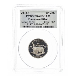 United States of America (USA), 1/4 dollar 2002 S, Tennessee, silver