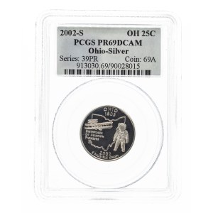 United States of America (USA), 1/4 dollar 2002 S, Ohio, silver