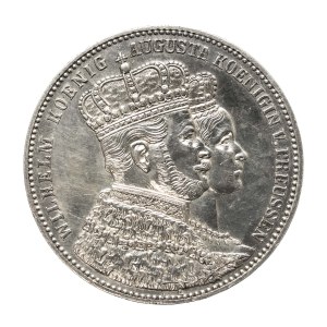 Deutschland, Preußen, Wilhelm I., Krönungstaler 1861, Berlin