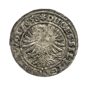 Silesia, Duchy of Legnicko-Brzesko-Wołowo, three brothers, 3 krajcary 1656, Brzeg