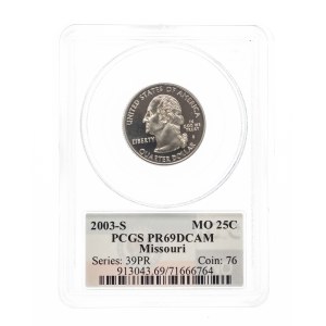 Vereinigte Staaten von Amerika (USA), 1/4 Dollar 2003 S, Missouri
