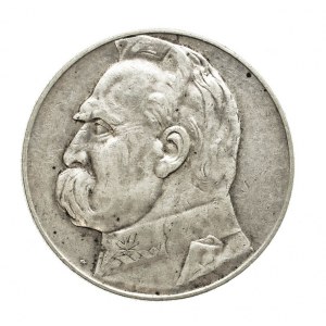 Poland, Second Republic, 10 zlotys 1935, Pilsudski, Warsaw
