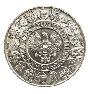Poland, PRL, 100 zlotych 1966, Mieszko and Dabrowka