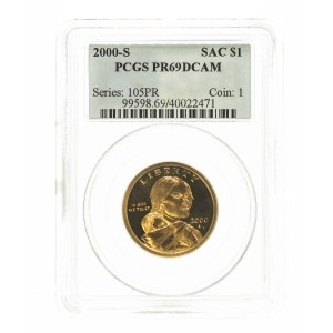United States of America (USA), $1 2000 S, Sacajawea, San Francisco