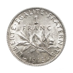 Francie, Třetí republika, 1 frank 1915