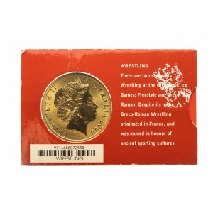 Australia, Elizabeth II, $5 2000, wrestling, Sydney Olympic Games