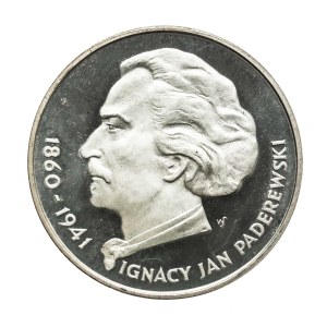 Polsko, PRL, 100 zlotých 1975, Ignacy Jan Paderewski