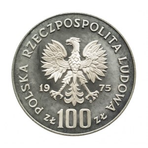 Polsko, PRL, 100 zlotých 1975, Ignacy Jan Paderewski