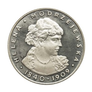 Poland, communist Poland, 100 zlotych 1975, Helena Modrzejewska