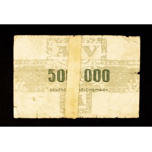 KOLEKCJA ŚLĄSKICH NOTGELDÓW Z CZASÓW HIPERINFLACJI: 5 milionów niemieckich marek, Gliwice 15.08.1923.