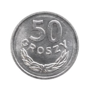 Poľsko, PRL, 50 groszy 1968, Varšava