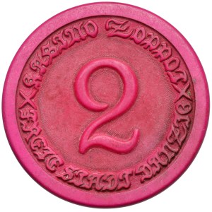 Freie Stadt Danzig, Casino SOPOT (Zoppot) Spielmarke - 2 Gulden.