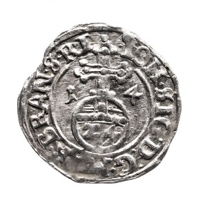 Ducal Prussia, John Sigismund, Prussian penny 1614, Drezdenko