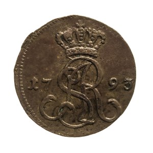 Poland, Stanislaw August Poniatowski, 1793 M.V. penny, Warsaw.