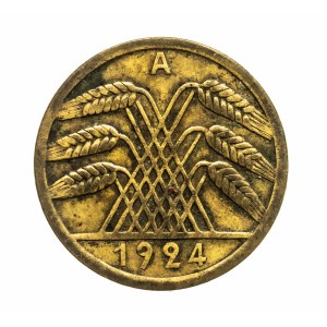 Germany, Weimar Republic, 50 Rentenpfennig 1924/A, Berlin