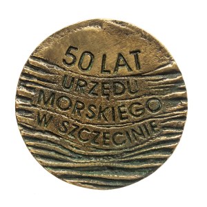 Poland, medal 50 years of the Maritime Office, Szczecin 1996