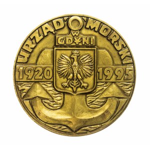 Poland, medal 75 years of the Maritime Office, Gdynia 1995