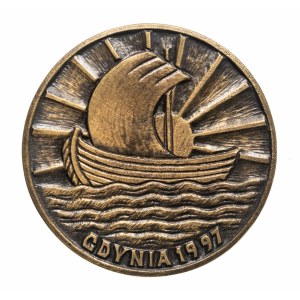 Poland, medal 50 years of the Sea Fishermen's Association, Gdynia 1997