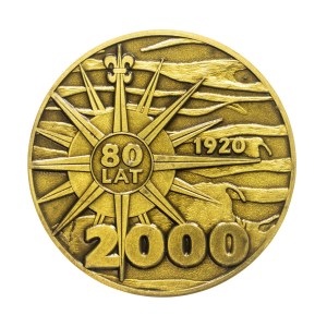 Poland, medal 80 years of Maritime Administration of the Republic of Poland 2000