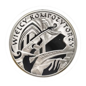 Poland, medal Frederic Chopin - Great Composers 2010, silver