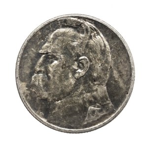 Poland, Second Republic, 2 zloty 1934, Pilsudski, Warsaw