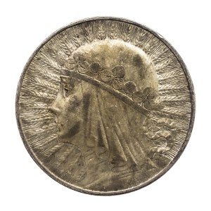 Poland, Second Republic, 10 zlotys 1933, Woman, Warsaw