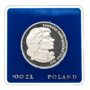 Poland, communist Poland, 100 zlotys 1976, Tadeusz Kosciuszko