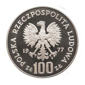Polsko, PRL, 100 zlotých 1977, Královský hrad Wawel