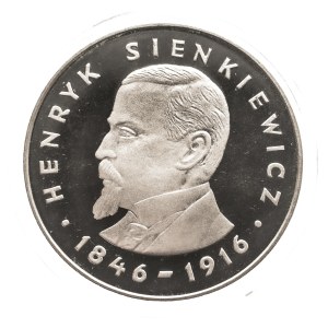 Polsko, PRL, 100 zlotých 1977, Henryk Sienkiewicz