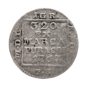 Polska, Stanisław August Poniatowski, grosz srebrny 1767 FS, Warszawa
