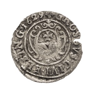 Poland, Gustav II Adolf, Swedish occupation, city of Elblag, 1629 penny, Elblag