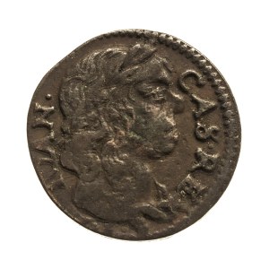 Poland, John II Casimir, copper shilling (boratine) 1660 T.L.B., Ujazdów