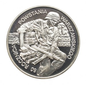 Polsko, Polská republika od roku 1989, 100000 PLN 1994, Varšavské povstání