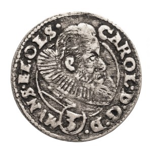 Silésie, Duché de Ziębice-Oleśnica, Charles II, 3 krajcary 1612, Olesnica