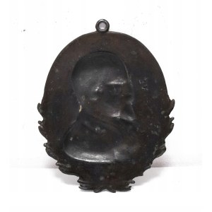 Poland, plaque by Henryk Sienkiewicz