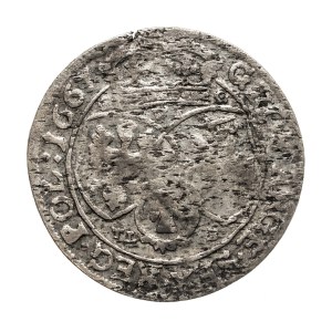 Polen, Jan II. Kazimierz, Sechspfennig 1667 TLB, Bydgoszcz