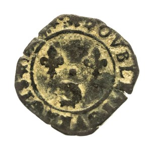 Poland, Henry III of Valois, double tournois (double penny), 1587 Z,