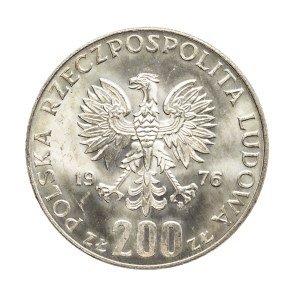 Poland, People's Republic of Poland, 200 zlotych, 1976, Olympic Games.