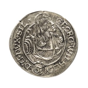 Silesia, Jerzy Wilhelm, 3 kreuzer, 1674, Brzeg, small bust