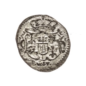 Poland, Augustus III of Saxony, 1 halerz, 1744, FWôF, Dresden