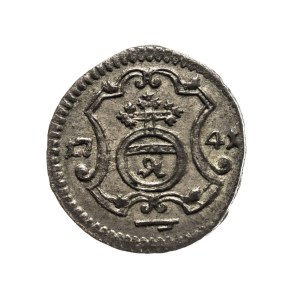 Poland, Augustus III of Saxony, halerz, 1741, FWôF, Dresden