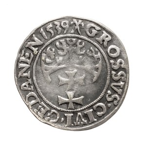 Poland, Sigismund I the Old, grosz, 1539, PRVS, Gdańsk