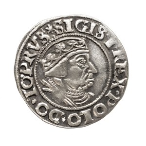 Poland, Sigismund I the Old, grosz, 1538, PRVS, Gdańsk