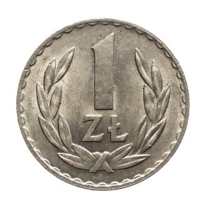 Poľsko, Poľská ľudová republika, 1 zlotý, 1949, meď-nikel