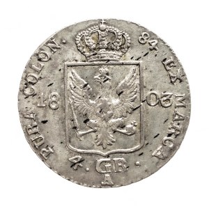 Germany, Prussia, 1/6 thaler (4 grosze) 1803 A, Berlin