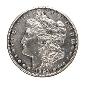 United States of America (USA), 1 dollar 1891 S, San Francisco (Morgan dollar)