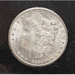 United States of America (USA), 1 dollar 1884 CC, Carson City (Morgan dollar)