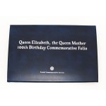 United Kingdom, set of philatelic sheets commemorating the 100th Birthday of Queen Elizabeth, the Queen Mother, 2000