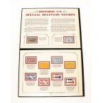 United States of America (USA), stamp set: History of the U.S. Postal Service